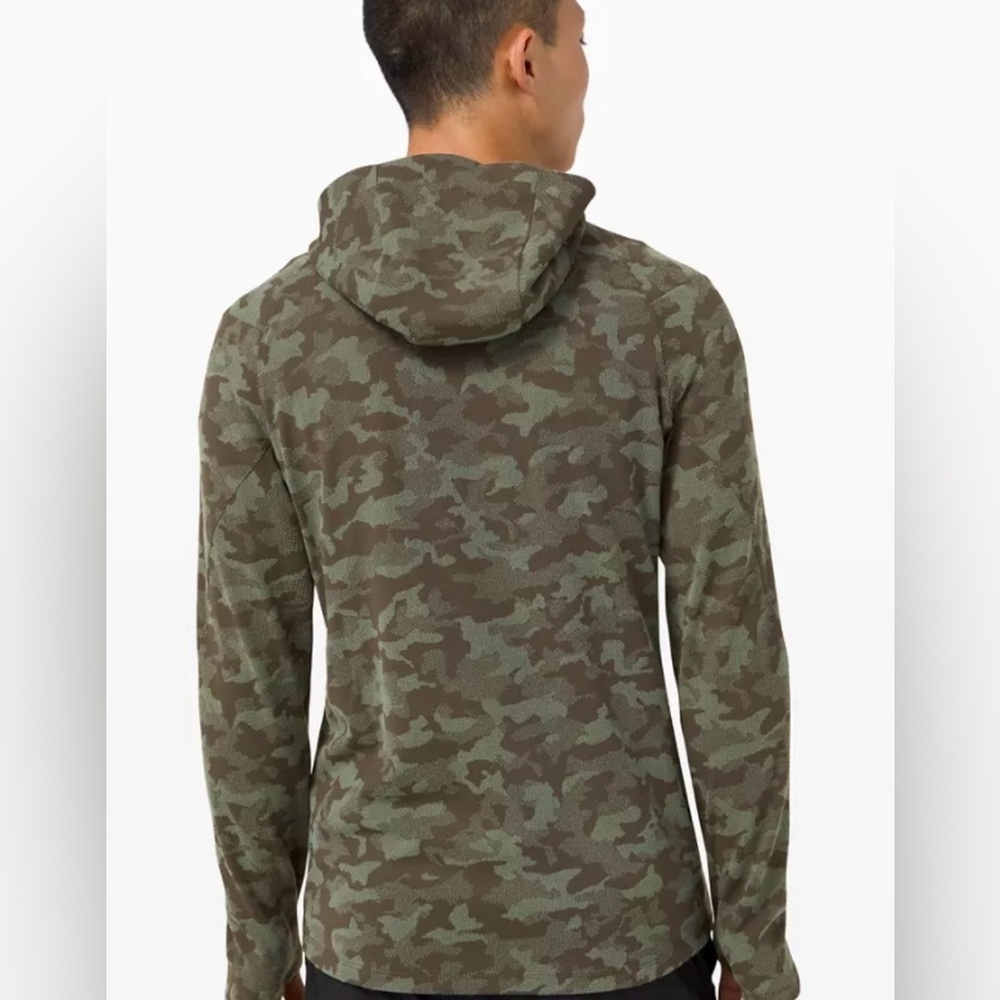 Lululemon Surge Warm Full Zip Jacquard Camo Men’s Size S